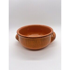 De Silva Dish / Casserole Terracotta Orange Oven Bowl 5.5" w/ Handles